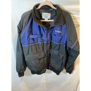 Delta Airlines Medium Work Jacket The Delta Collection Weatherproof Zip Men’s